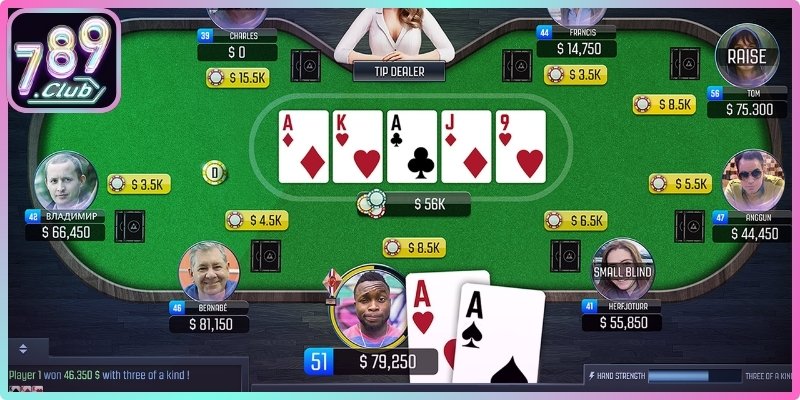 Hướng dẫn cụ thể luật chơi và các vòng cược tại poker hiện nay