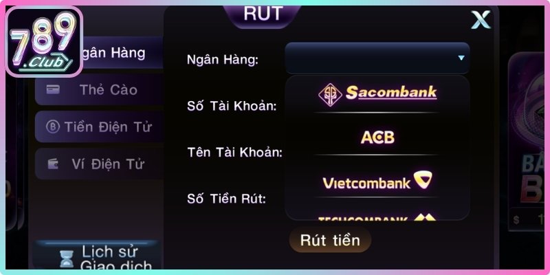 Tổng hợp cách thức rút tiền 789club nhanh chóng hiện nay